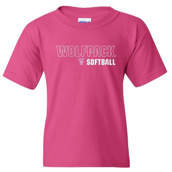 Pink Youth Short Sleeve Tee - Wolfp